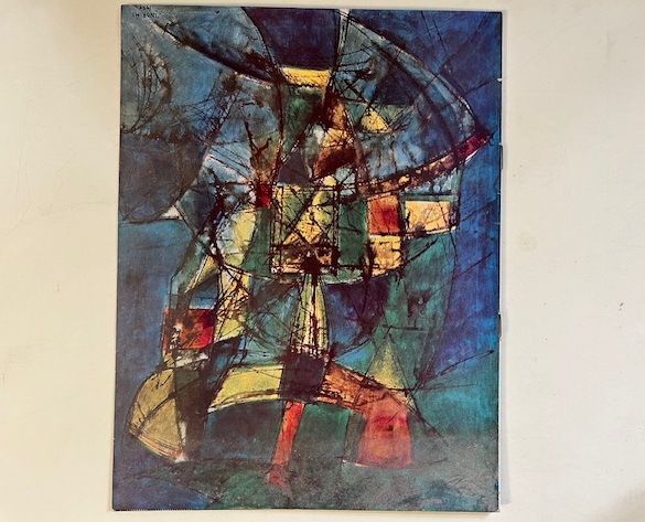 Lorenzo Indrimi. Galleria dell'Obelisco, Roma, 1960 (pieghevole)